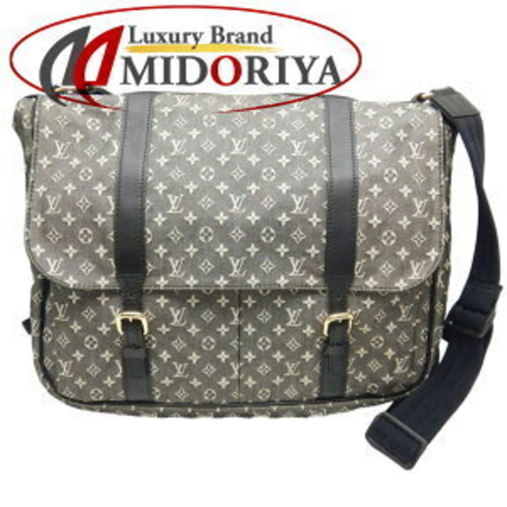Louis Vuitton Sac Maman Crossbody Shoulder Bag Monogram Noir Black